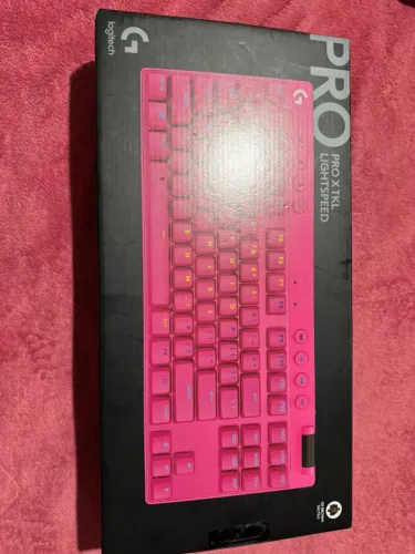 Teclado Gamer Logitech G Pro X TKL Lightspeed Magenta