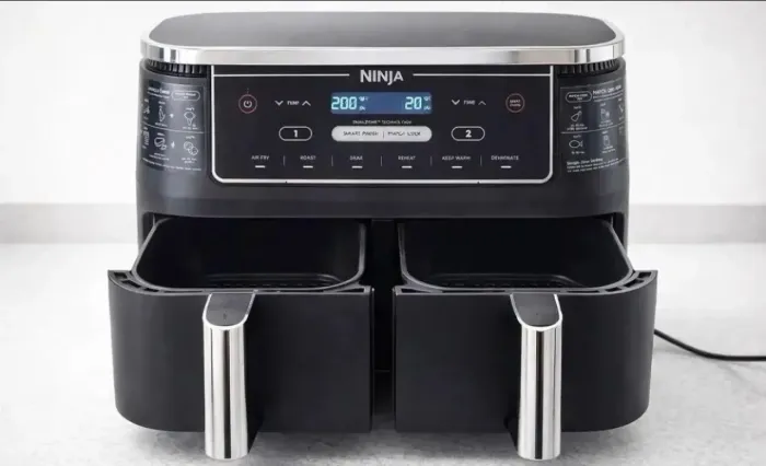 Ninja Air Fryer Duplo (2 Cestas Independentes) - Como Nova