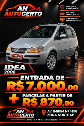 Fiat Idea ELX 1.4 MPI Fire Flex 8V 5P 2008