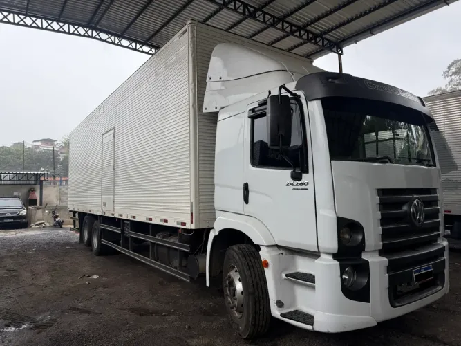VW 24-280 2015/2015 BAÚ TRUCK PRONTO PARA TRABALHAR