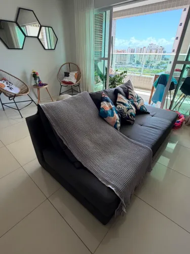 Vendo sofá cama 4 lugares