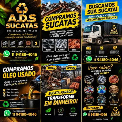 Se tem sucatas ocupando espaço chama a gente que nois retiramos