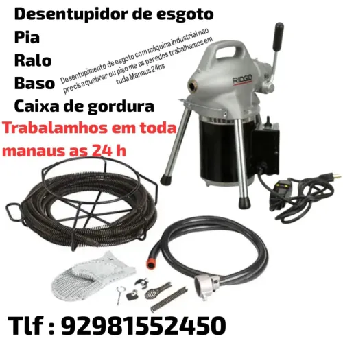Serviços de Desentupimento de esgotos