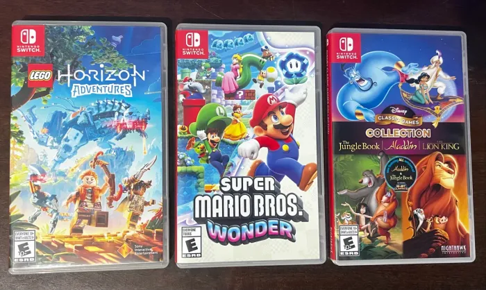 5 Jogos Nintendo Switch - Cartuchos originais