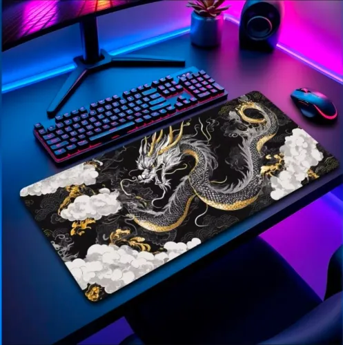 Mousepad Gamer Dragão 70X35 cm