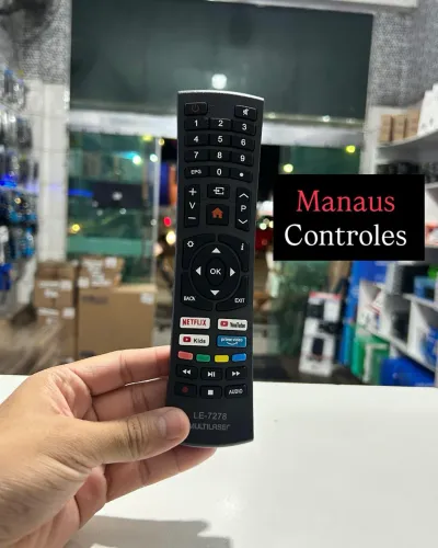 Controle Tv Multilaser Smart 4K - Loja Física