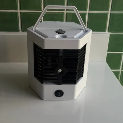 Climatizador Ventilador Portátil Led Agua Gelo Umidificador