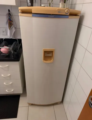 Kit eletrodomésticos usados - geladeira + fogão + máquina de lavar + micro-ondas