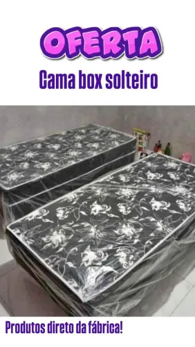Cama box - solteiro 