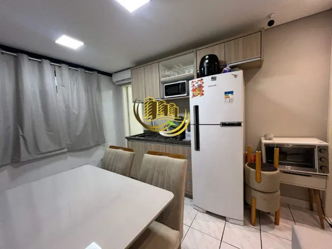 Apartamento à venda, no Bairro Barreiros, São José-SC, com 1 quarto, sendo , com 1 vaga