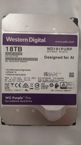 Hd western 18 tb purple 