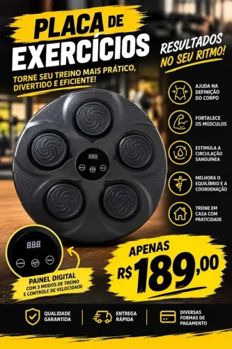 Plataforma De Exercícios Funcional Fitness Residencial Com Modos De Treino
