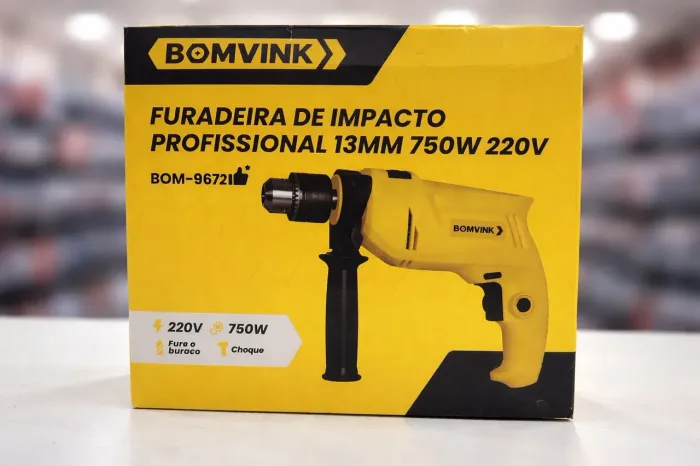 Furadeira de impacto Profissional- ENTREGA A DOMICÍLIO