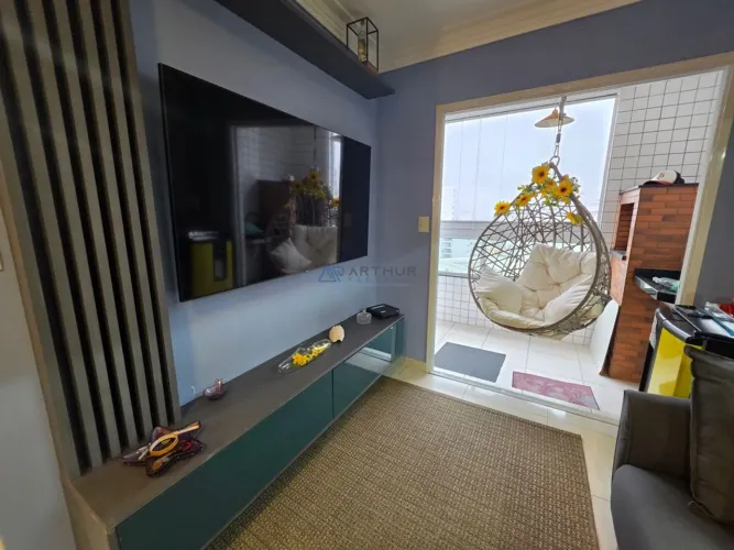 Apartamento à venda em Praia Grande na Vila Caiçara com 2 quartos e 2 vagas