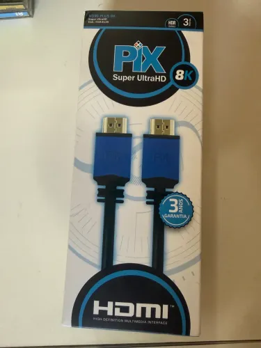 Cabo hdmi 2.1 8k da PIX(3 metros)