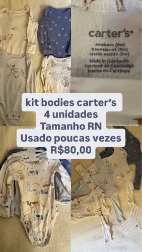 Roupas carters de Bebe 0-3meses