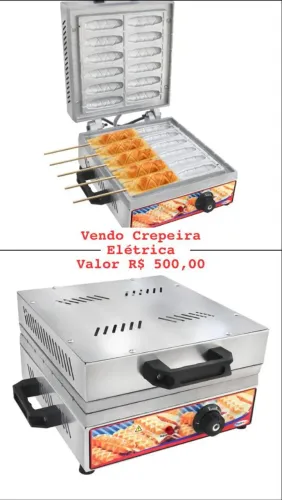 Crepeira profissional elétrica 