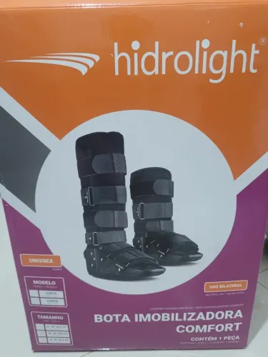 **ORIGINAL** Bota Imobilizadora Hidrolight Longa - Tam M (38-42) - Usada p/ somente 1 dia