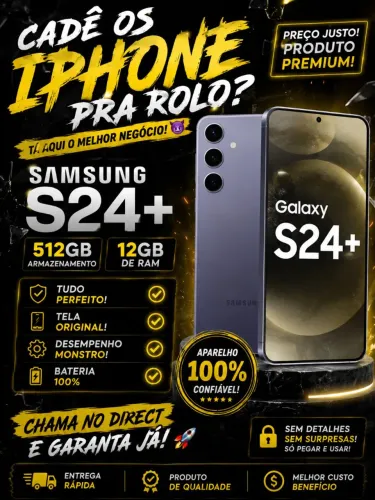 ? CADÊ OS IPHONES PRA ROLO? CHEGOU O S24+ DOS SONHOS! ?