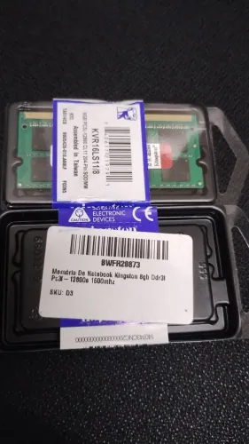 DDR3 Kingston 8gb 1600 (NOVA LACRADA)