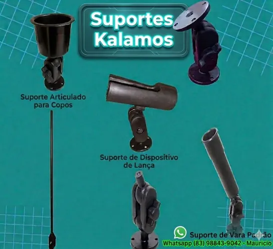 Suporte Articulado Vara de Pesca para Caiaques - Kalamos
