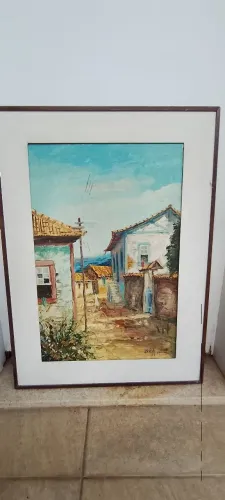 Pintura oléo sobre tela de 1977