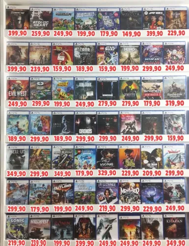 Jogos Ps5 Lacrados (Aceitamos seu jogo usado como pagamento)