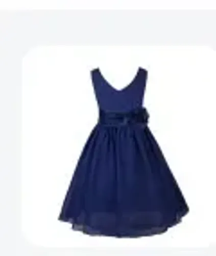 Vestido Infantil Social Azul Marinho - Veste de 6 a 8 anos | Ideal para Festas