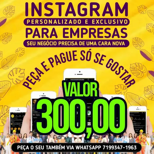 Venda mais com Insta personalizado