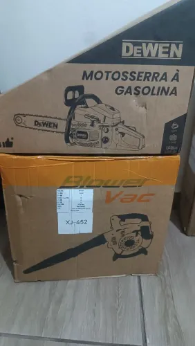 Moto serra e soprador a gasolina