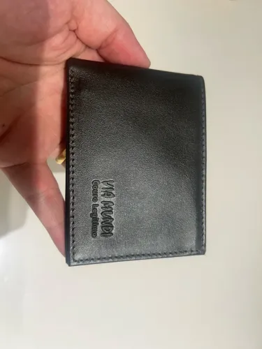 Carteira de couro masculina