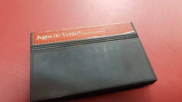 CARTUCHO MASTER SYSTEM - ORIGINAL - TEC TOY - JOGOS DE VERÃO - SOMENTE CARTUCHO