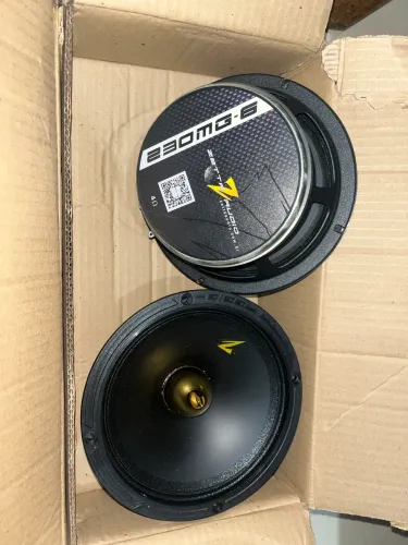 Par de alto falante Zetta 230 RMS, nunca usado 