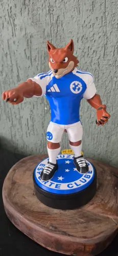 Mascote Raposão do Cruzeiro 27cm .