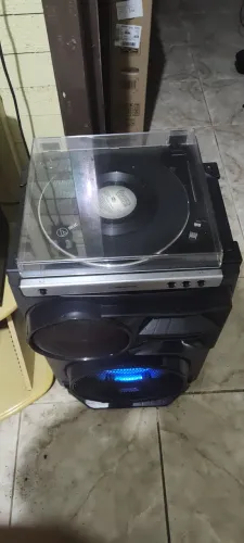 toca discos de vinil semi novo áudio técnica 