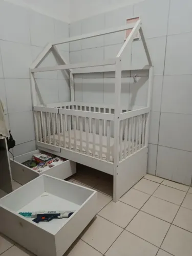 Cama MDF infantil Casinha