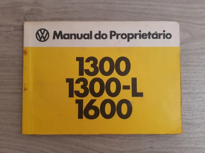 Manual Proprietário Fusca Original