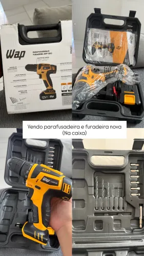 Parafusadeira e Furadeira WAP 12V Nova 