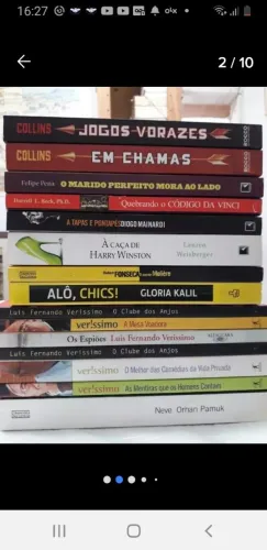 1000 LIVROS LOTE A ESCOLHER 