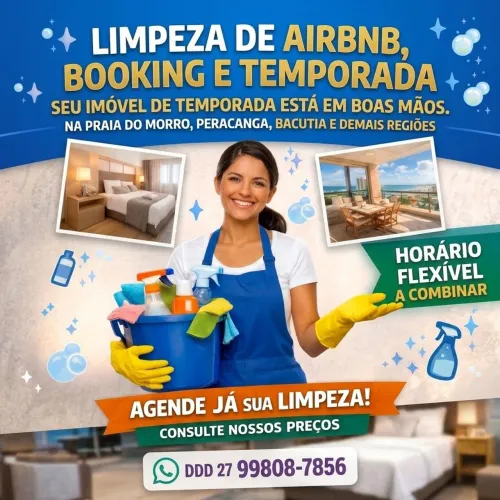Limpeza e Administração de Imóveis por Temporada em Guarapari