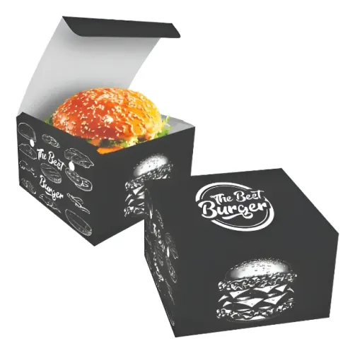 Caixa Hambúrguer Embalagem Delivery - Kit 200 unidades