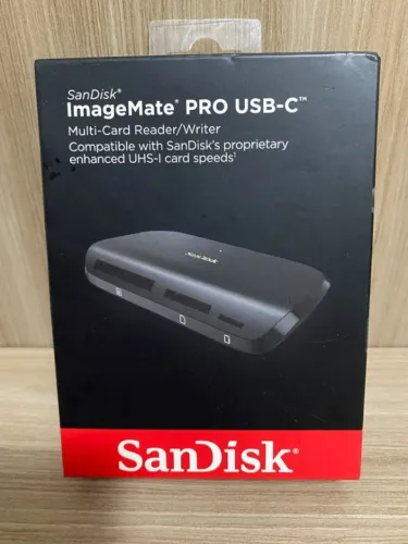 Leitor/gravador de cartão De Memória Sandisk ImageMate pro usb c