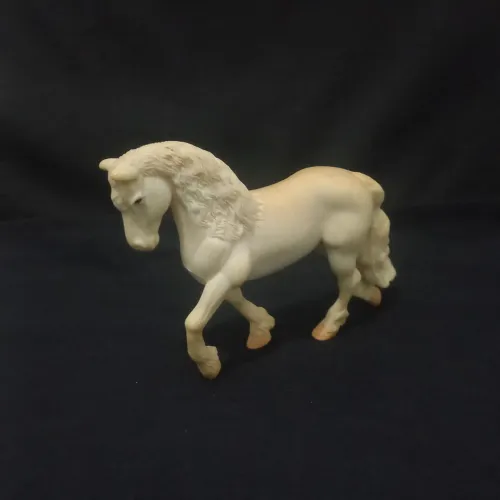 Cavalo Andaluz Branco Schleich - Raridade McDonald's Europeu