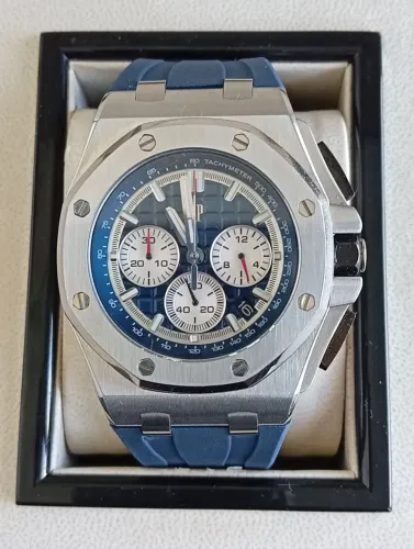 Relógio audenars Piguet offshore azul Royal quartzo