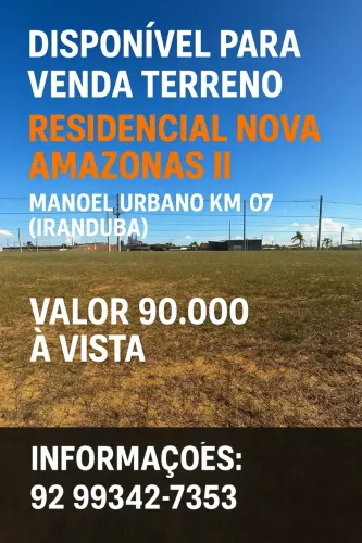 Terreno à Venda  Iranduba / Nova Amazonas IIem Centro - Iranduba - AM