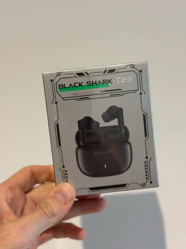 Fone de Ouvido Black Shark T23 Branco Lacrado com cancelamento de ruído