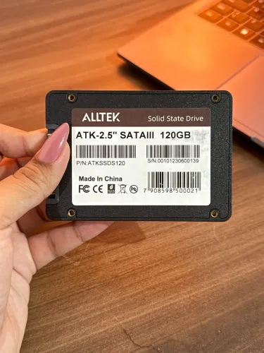 SSD Altek 120GB SATA | Novo 0 Horas CrystalDiskInfo | Envio OLX Pay | Aceito Cartão