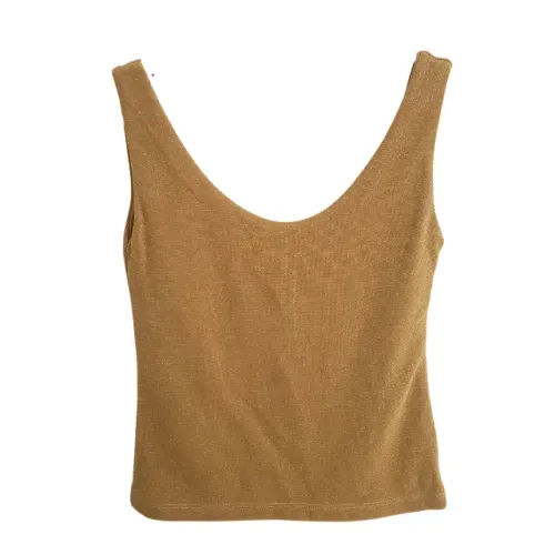 Blusa Wigg Feminina Original Dourada Brilho Metal Tamanho PP