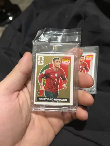 3 em 1 FIGURINHAS EXTRA LEGEND CRISTIANO RONALDO OURO + BRONZE + BORDÔ ORIGINAL ! 2026