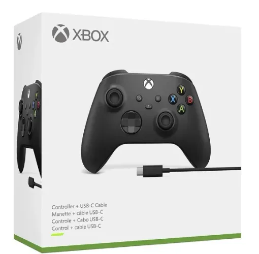 Controle Xbox Series X/S - Xbox One - Carbon Black - NOVO LACRADO